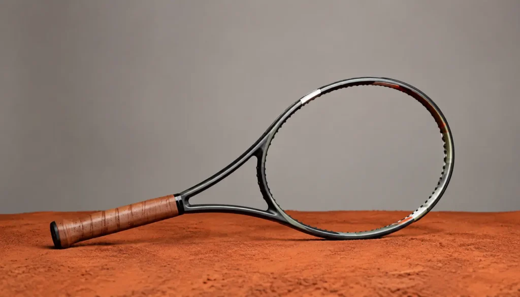 a tennis racket with no strings at all